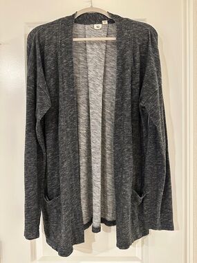 Tentree Gray Pocket Cardigan